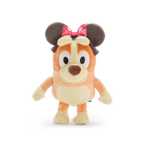 Мягкие игрушки Disney Bingo Plush with Minnie Mouse Ear Headband – Bluey – Small 11''