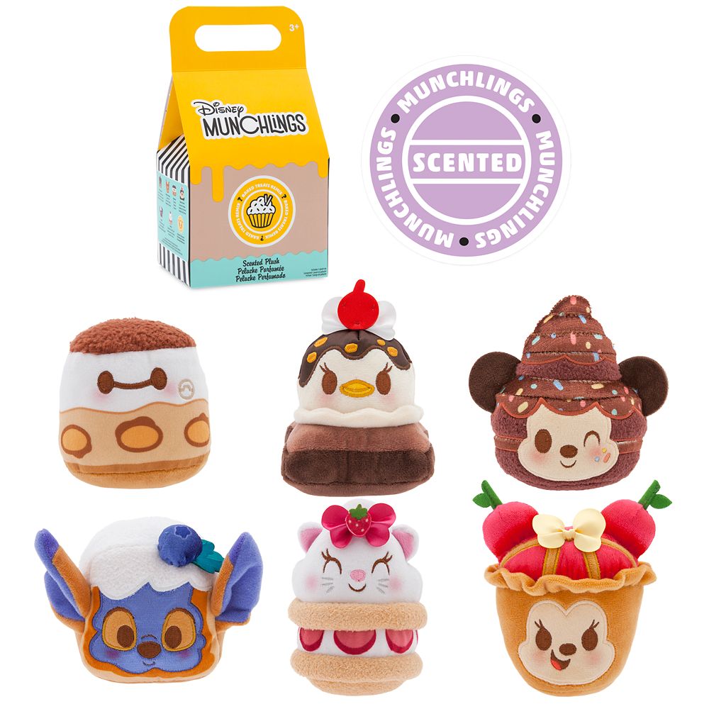Disney Munchlings Mystery Scented Plush &ndash; Baked Treats Remix &ndash; Micro 4 3/4'' &ndash; D23: The Ultimate Disney Fan Event