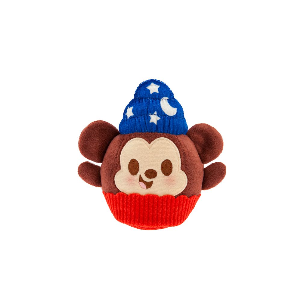 Sorcerer Mickey Mouse Chocolate Mousse Cupcake Disney Munchlings Plush  Specialty Treats  Limited Release  Micro 4 3/4