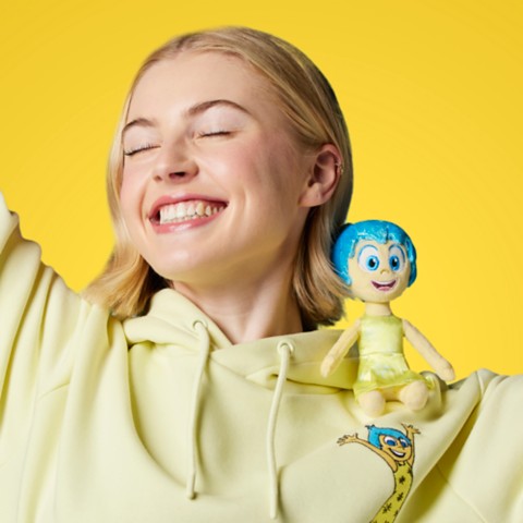 Мягкие игрушки Disney Joy Magnetic Shoulder Plush – Inside Out 2 – Mini 6''