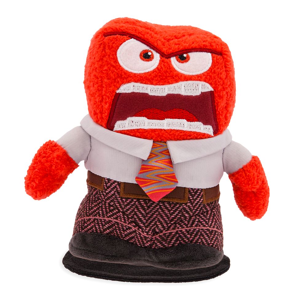 Anger Magnetic Shoulder Plush &ndash; Inside Out 2 &ndash;&nbsp;Mini 5''