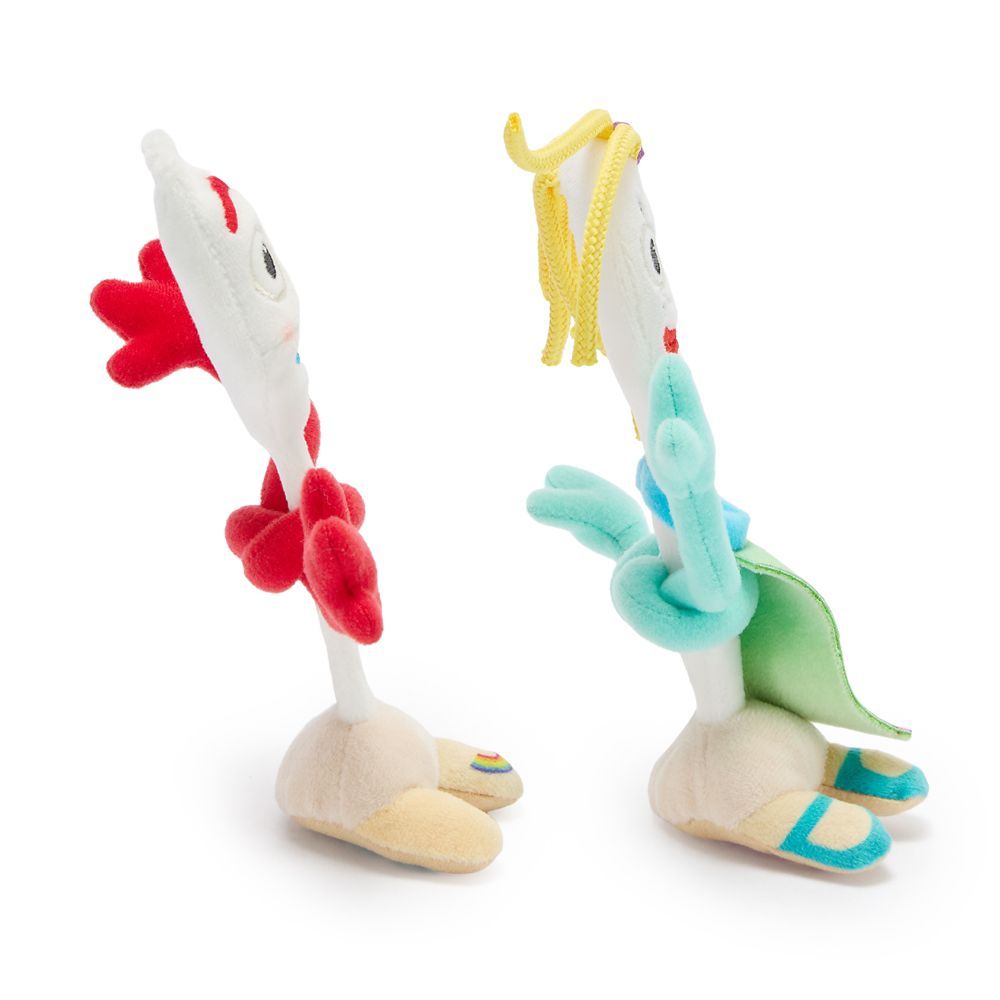 Forky and Karen Beverly Magnetic Shoulder Plush Set &ndash; Toy Story 5 &ndash; Mini 7''