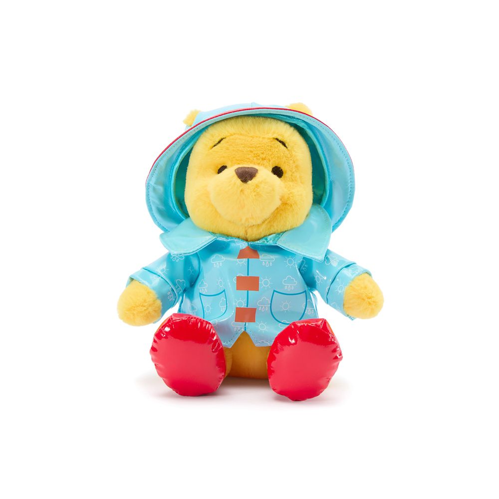 Winnie the Pooh in Rainwear Plush &ndash;&nbsp;7'' &ndash; Disney Store Europe &ndash; Exclusive