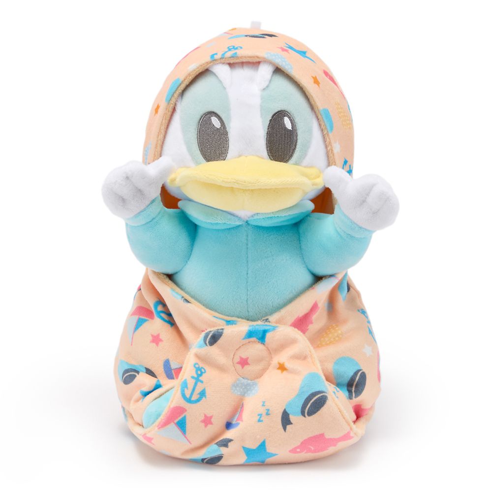 Donald Duck Plush with Blanket Pouch &ndash; Disney Babies &ndash; 11'' &ndash; Disney Store Japan