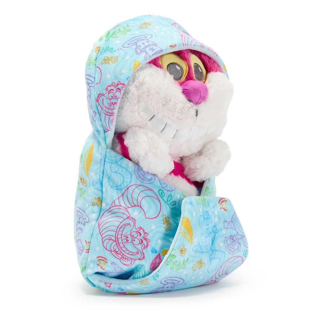 Cheshire Cat Plush in Blanket Pouch &ndash; Disney Babies &ndash; Small 10''