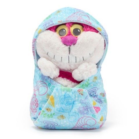 Мягкие игрушки Disney Cheshire Cat Plush in Blanket Pouch – Disney Babies – Small 10''
