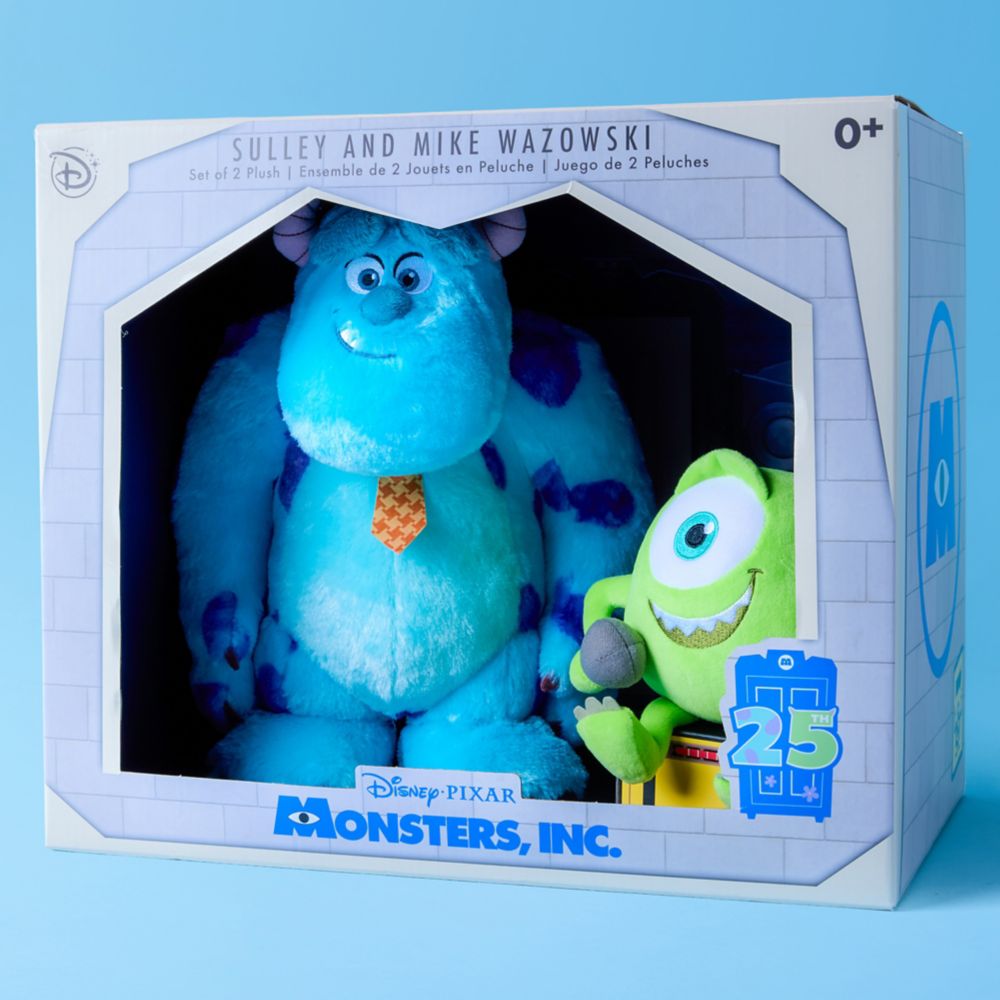 Sulley and Mike Wazowski Plush Set &ndash; Monsters, Inc. 25th Anniversary &ndash; D23: The Ultimate Disney Fan Event