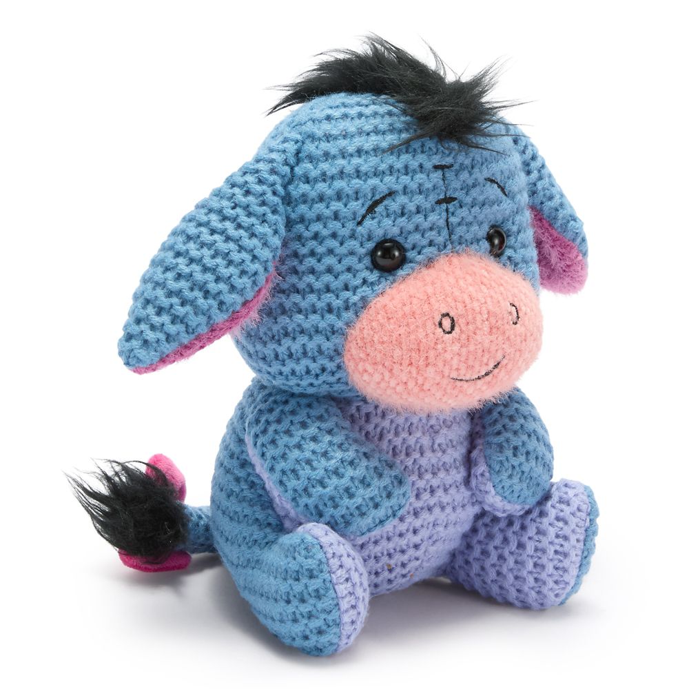 Eeyore Crocheted Plush &ndash; Winnie the Pooh &ndash; Disney Cozy Companions &ndash; 7 1/2'' &ndash; Exclusive