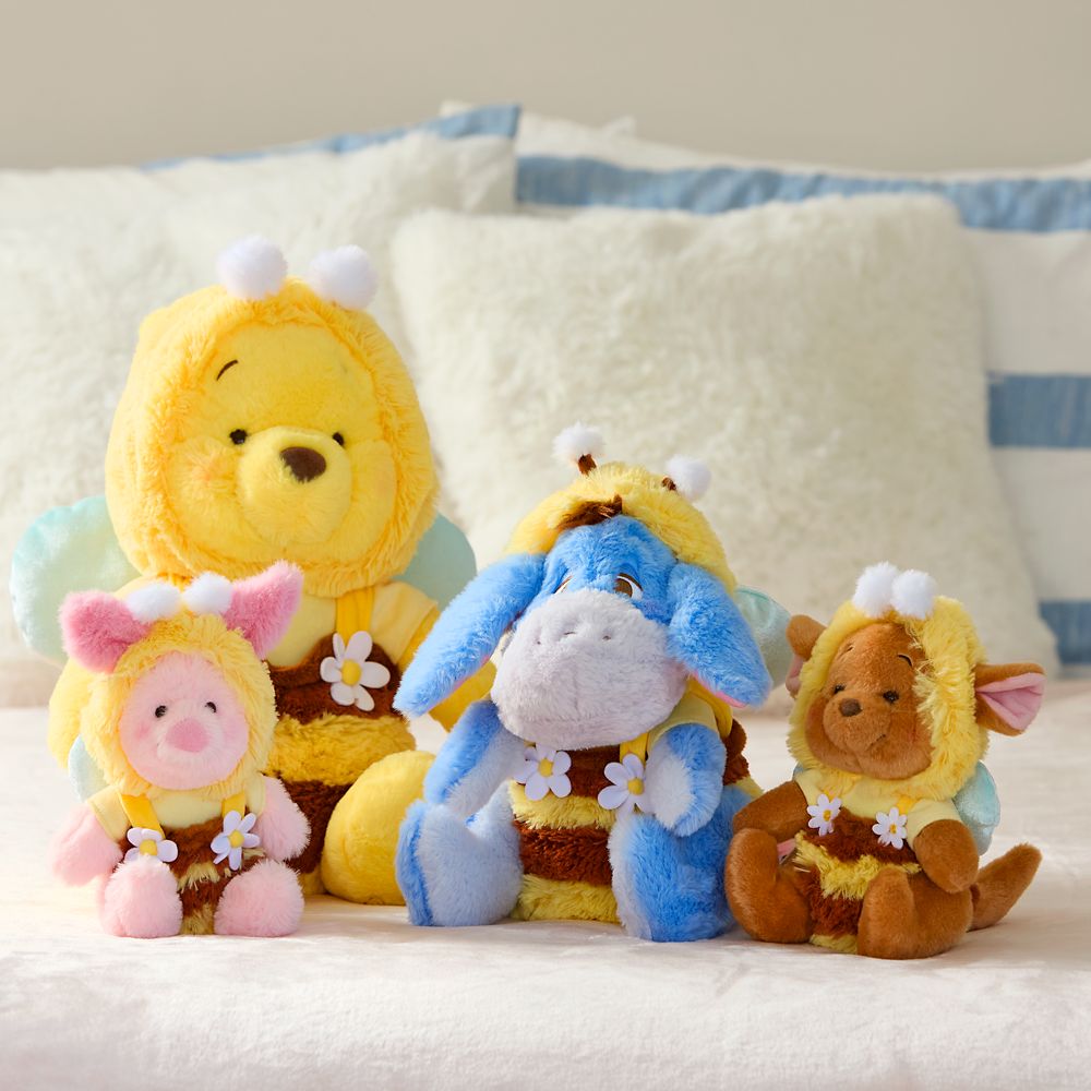 Winnie the Pooh as Bee Plush – Disney Store Japan – Medium 15 