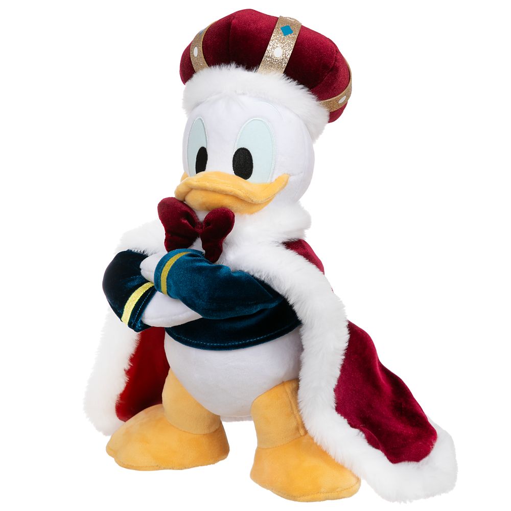 King Donald Duck Plush – 15 1/4'' – Disney Store Japan