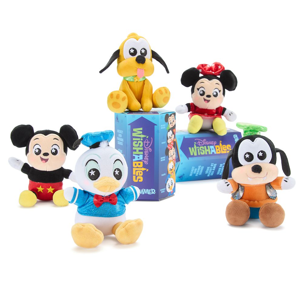 Disney Wishables Shimmer Mystery Plush - Mickey Mouse and Friends  Micro