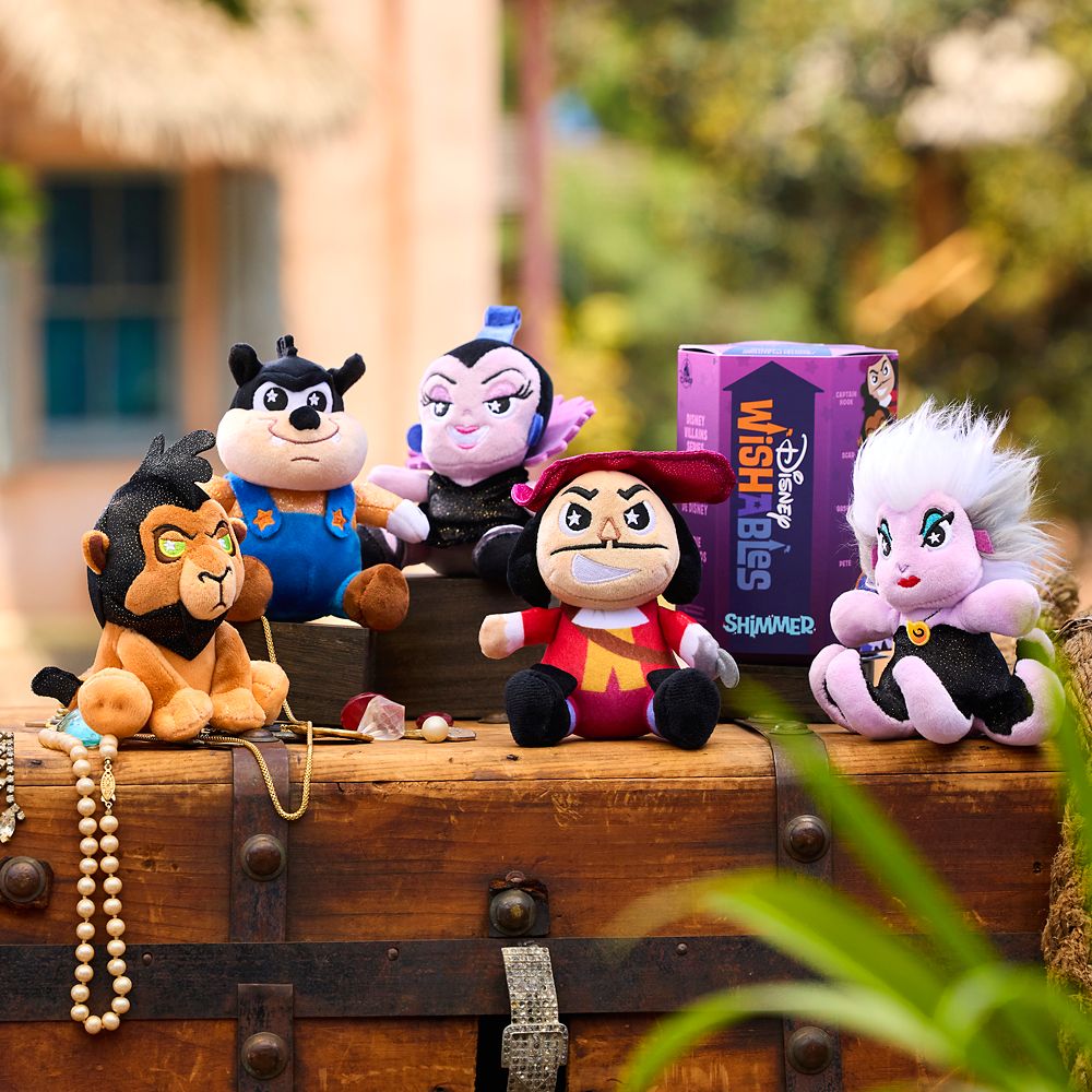 Disney Wishables Shimmer Mystery Plush - Disney Villains - 5'' - Limited Release