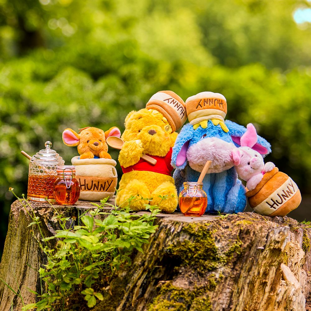 Winnie the Pooh ''Hunny'' Jar Plush &ndash; 11 3/4'' &ndash; Disney Store Japan