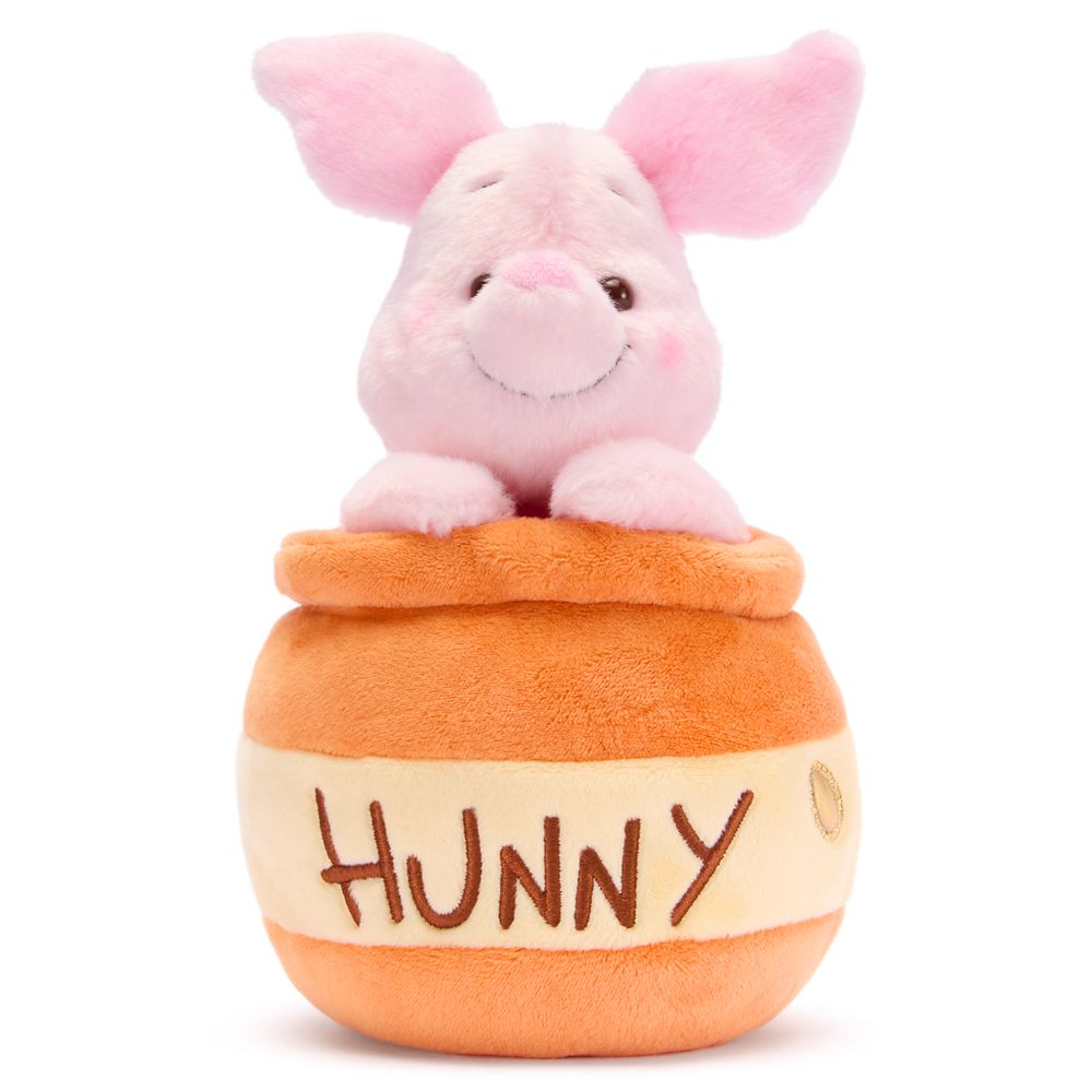 Piglet Hunny Jar Plush Winnie the Pooh 7 Disney Store Japan