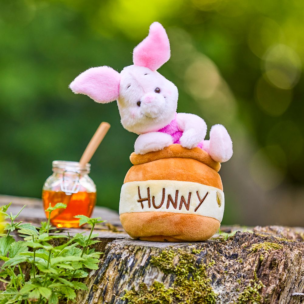 Piglet ''Hunny'' Jar Plush &ndash; Winnie the Pooh &ndash; 7'' &ndash; Disney Store Japan