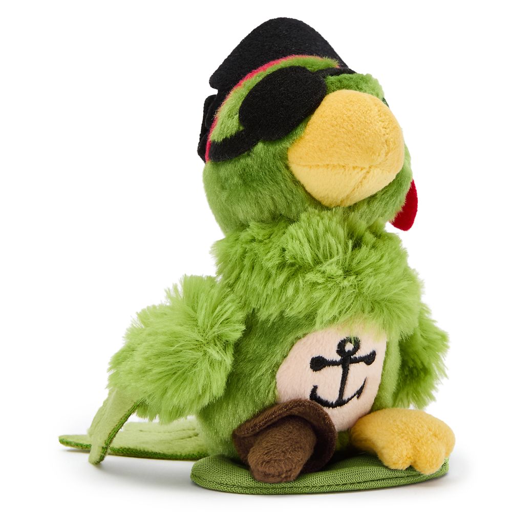 Pirate Parrot Magnetic Shoulder Plush - Pirates of the Caribbean - 5 1/2''