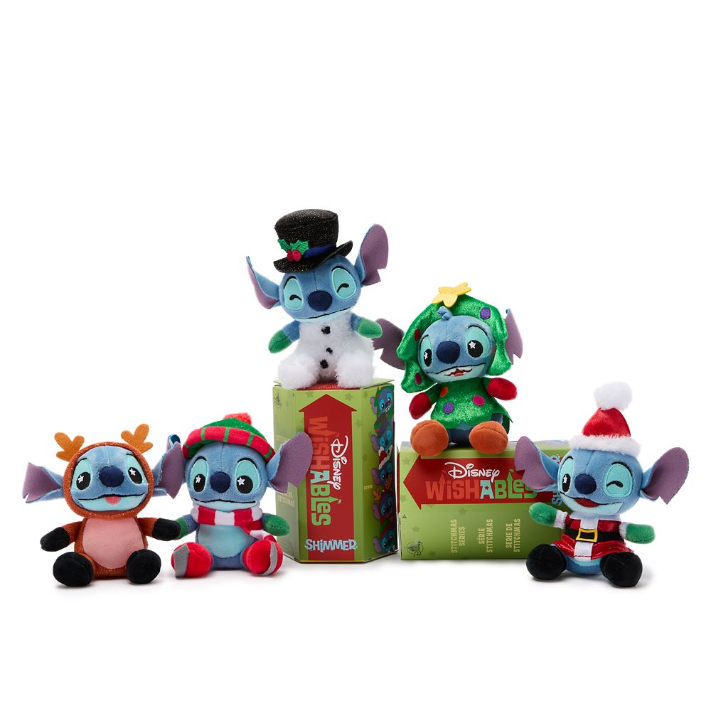 Disney Wishables Shimmer Mystery Plush  Stitch  Micro