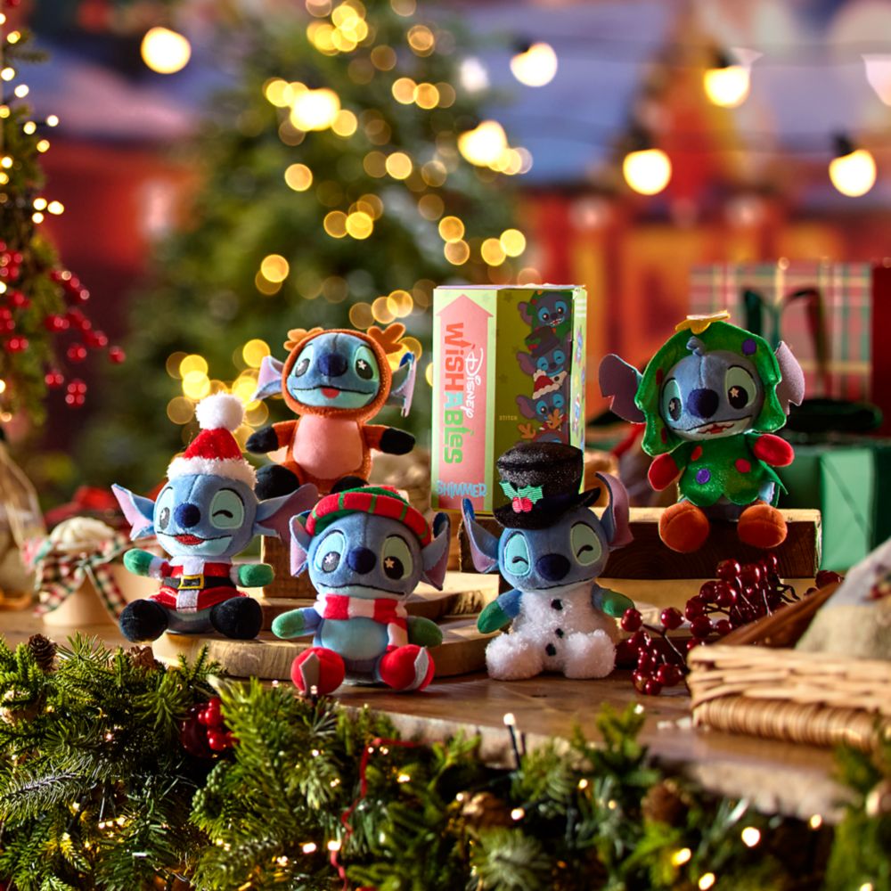 Disney Wishables Shimmer Mystery Plush &ndash; Stitch &ndash; Micro