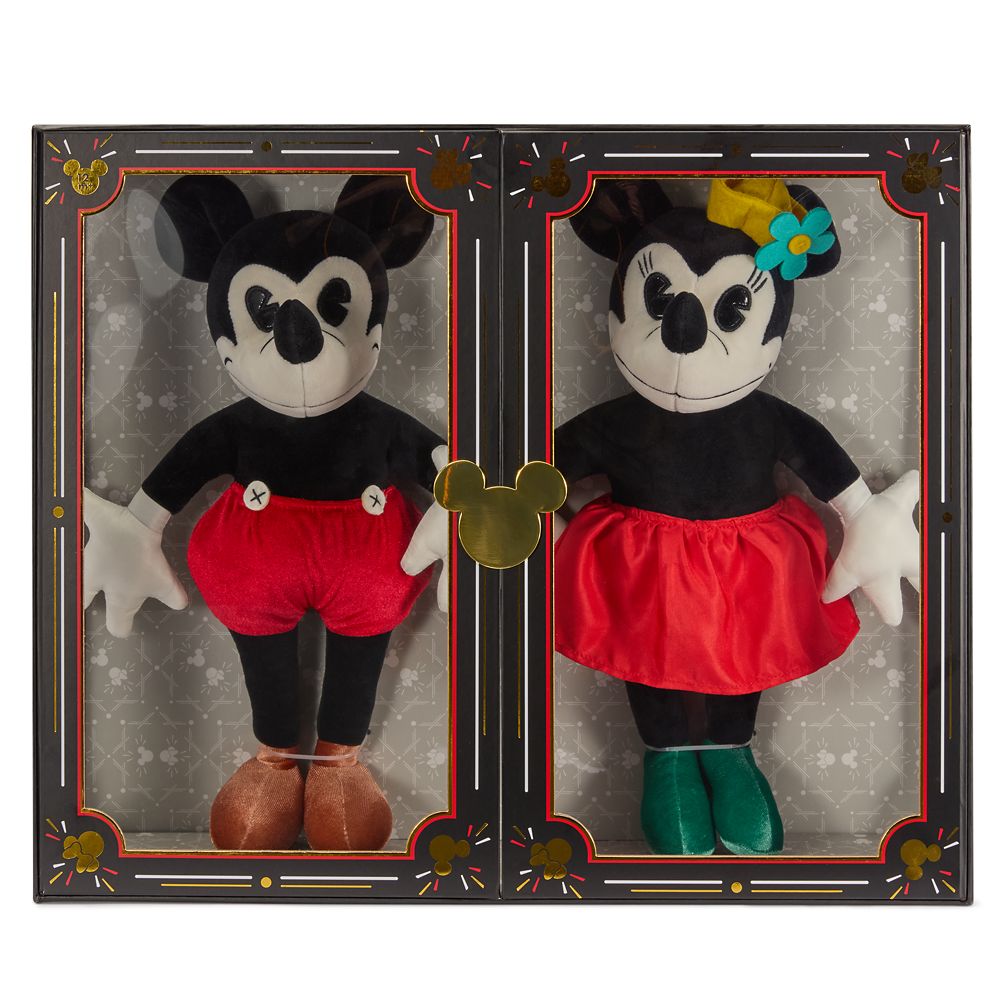 Mickey and Minnie Mouse Collectible Replica Plush Dolls Set Inspired by Charlotte Clark 13 Limited Release Official shopDisney