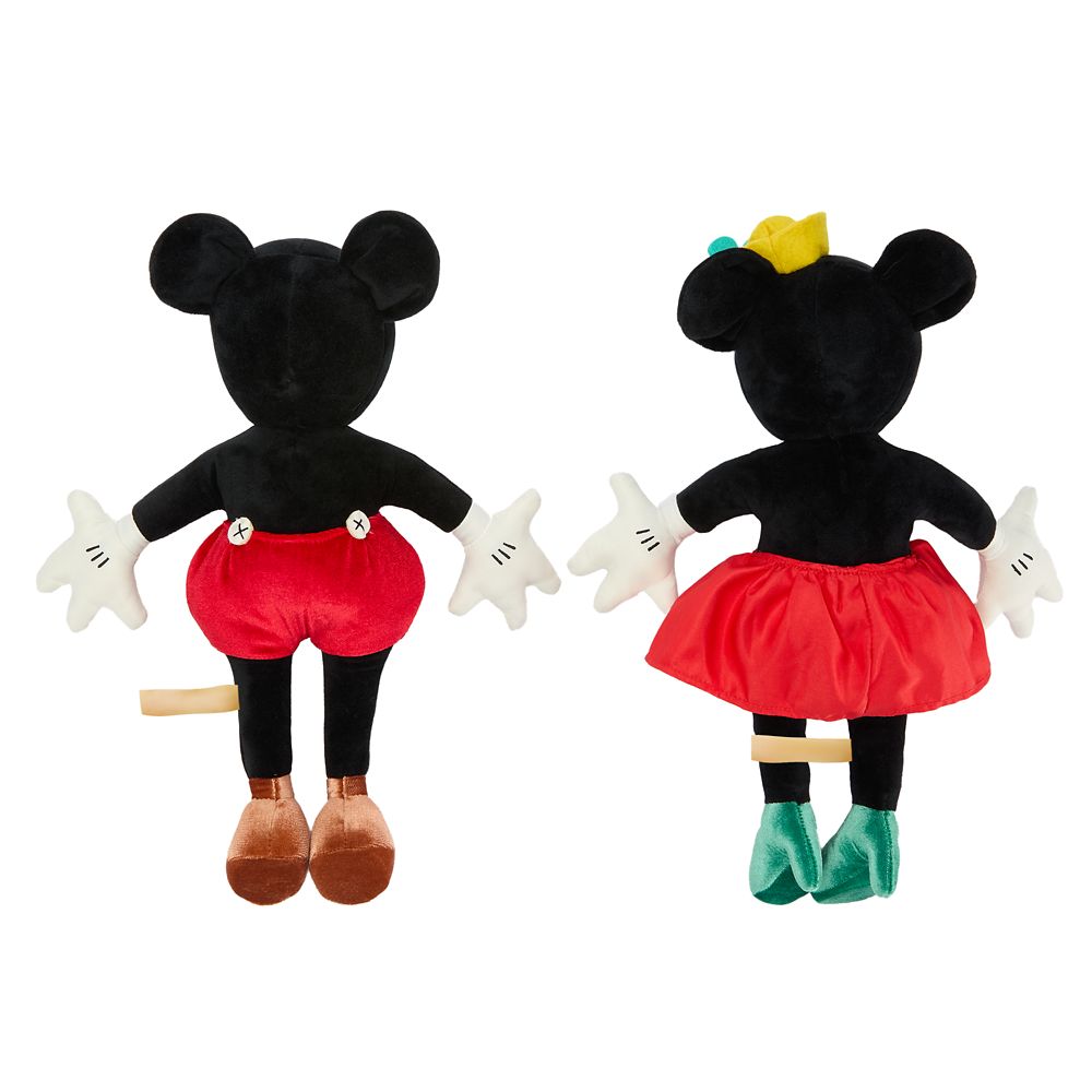 Mickey and Minnie Mouse Collectible Replica Plush Dolls Set Inspired by Charlotte Clark &ndash; 13'' &ndash; Limited Release