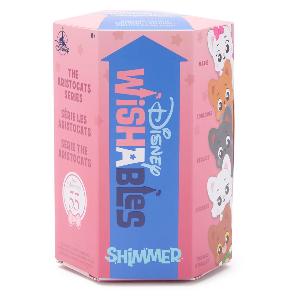 Disney Wishables Shimmer Mystery Plush Blind Pack &ndash; The Aristocats 55th Anniversary &ndash; 5'' &ndash; Limited Release