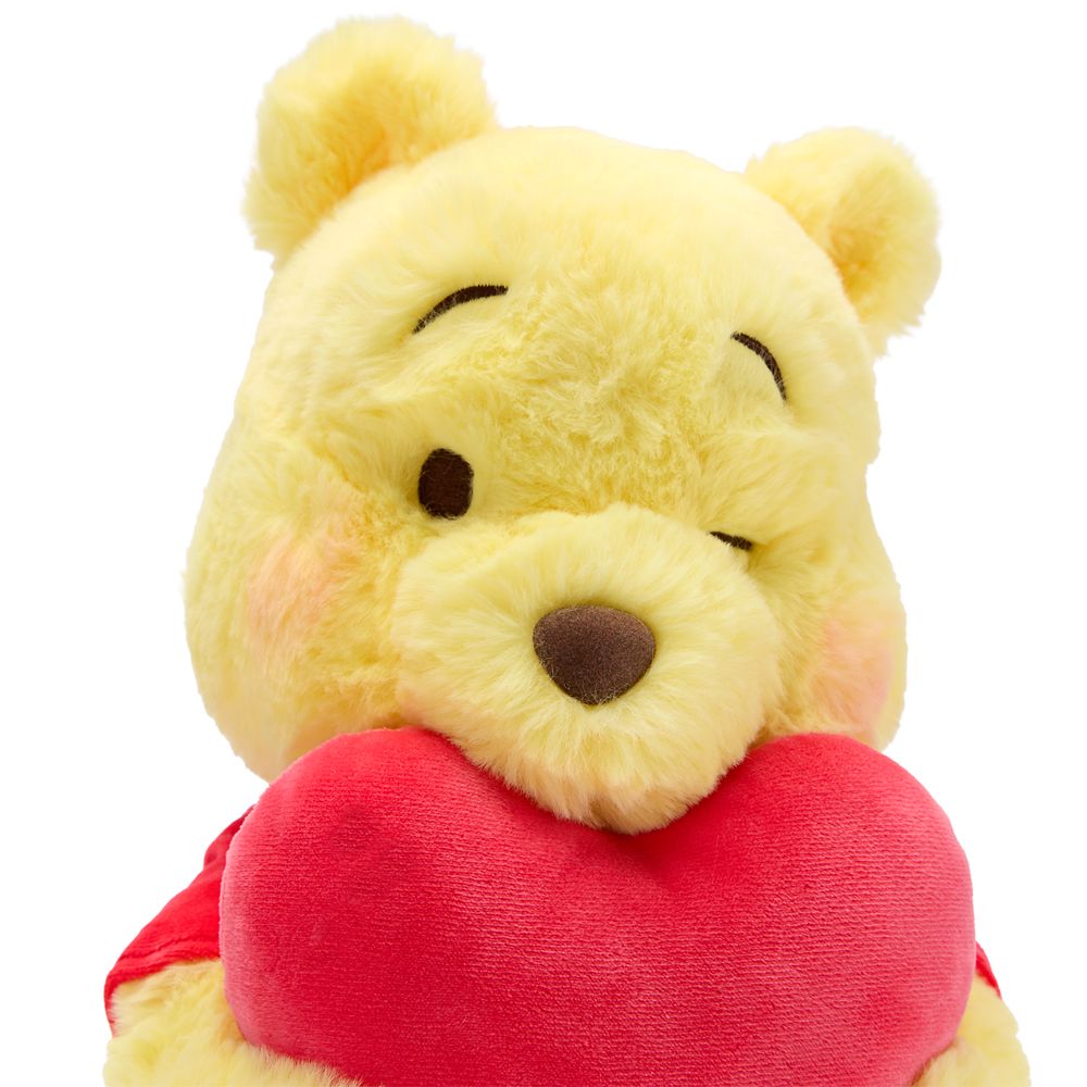 Winnie the Pooh with Heart Plush &ndash; 13'' &ndash; Disney Store Japan