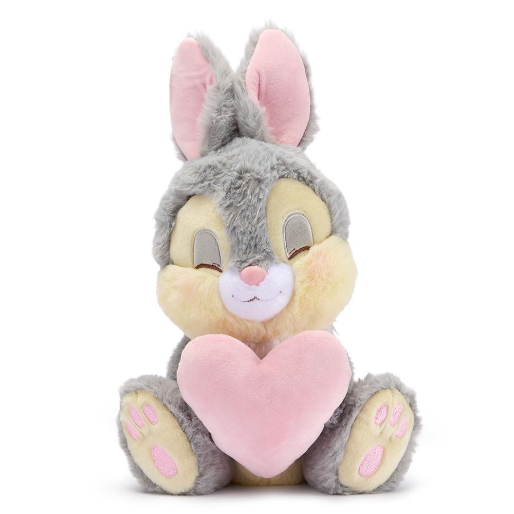Thumper with Heart Plush &ndash; Bambi &ndash; 13 1/2'' &ndash; Disney Store Japan