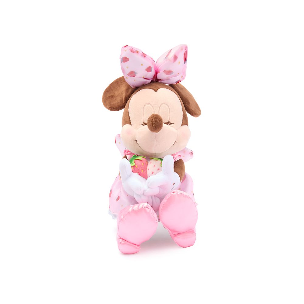 Minnie Mouse Strawberry Plush 10 Disney Store Japan