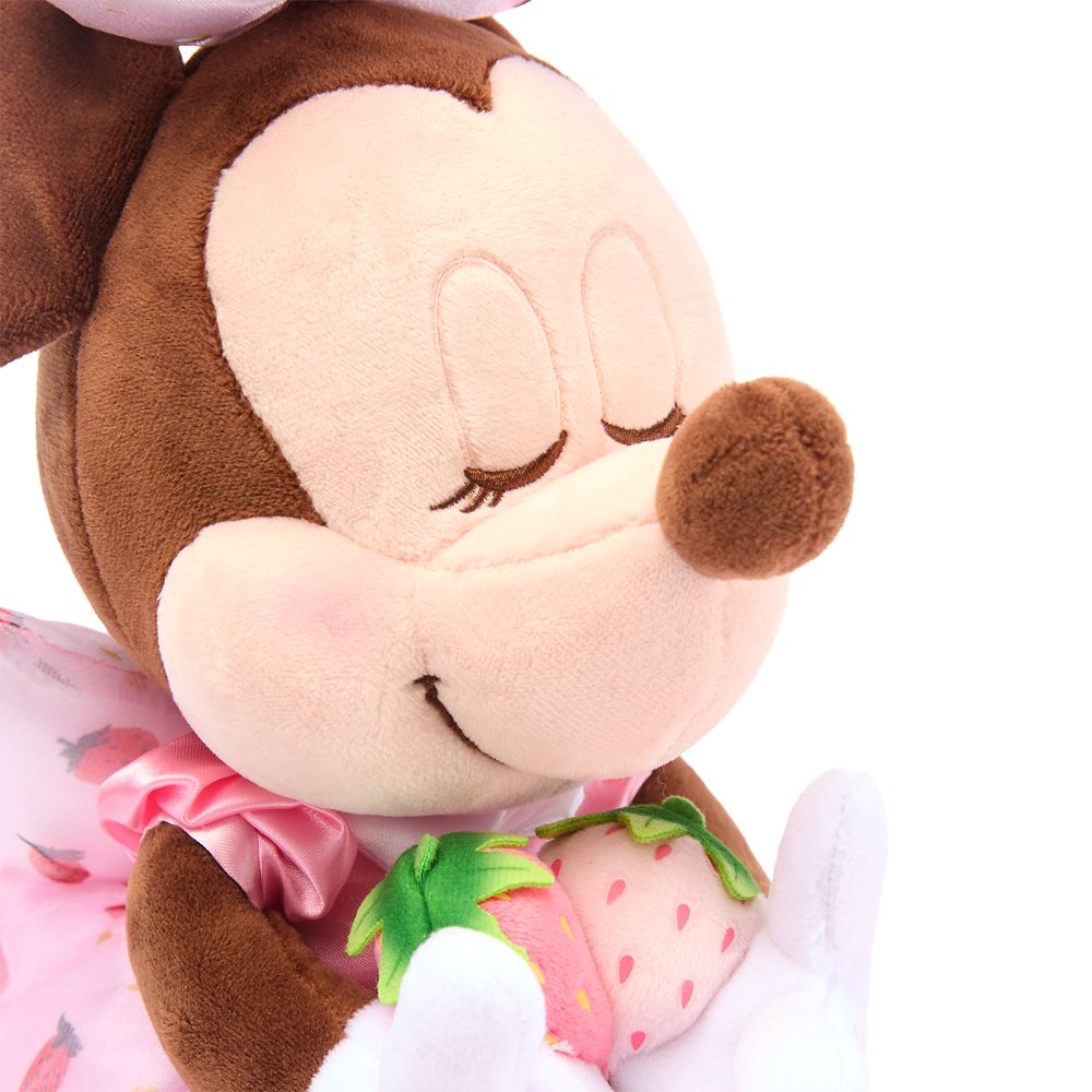Minnie Mouse Strawberry Plush &ndash; 10'' &ndash; Disney Store Japan