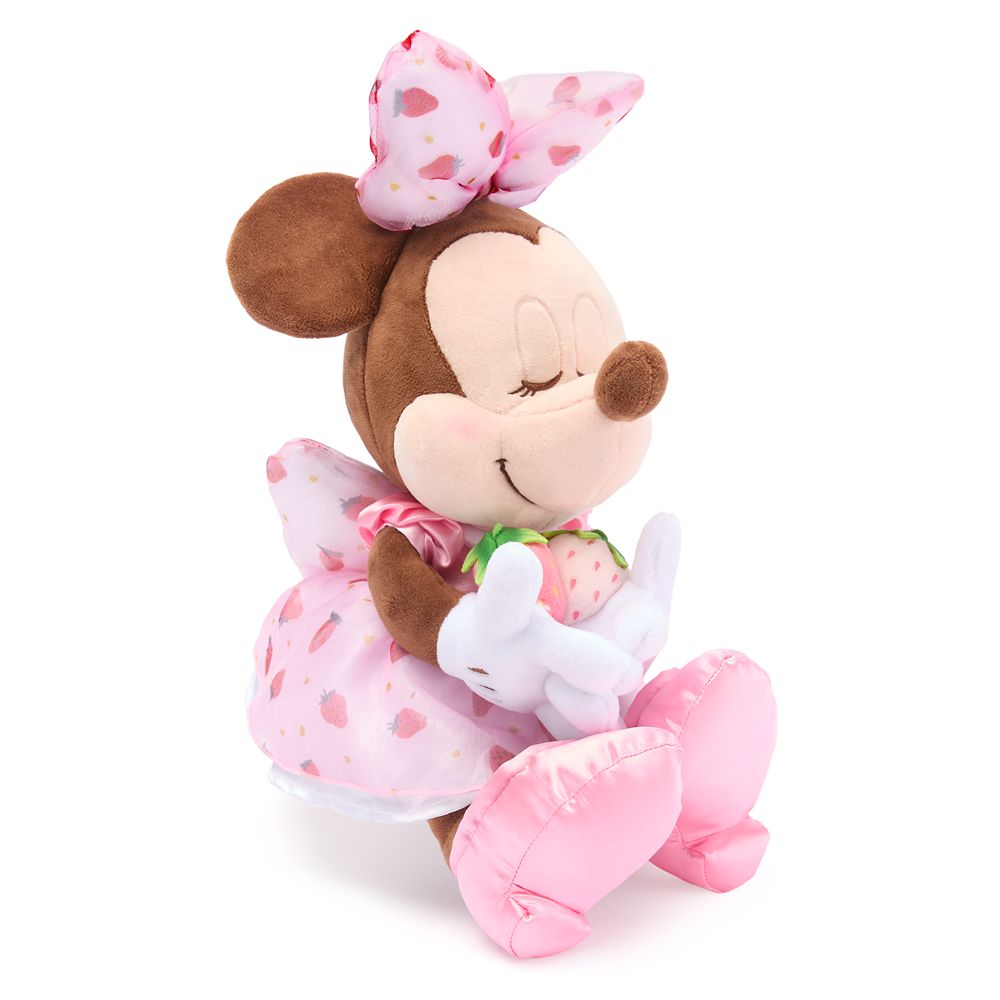 Minnie Mouse Strawberry Plush &ndash; 10'' &ndash; Disney Store Japan