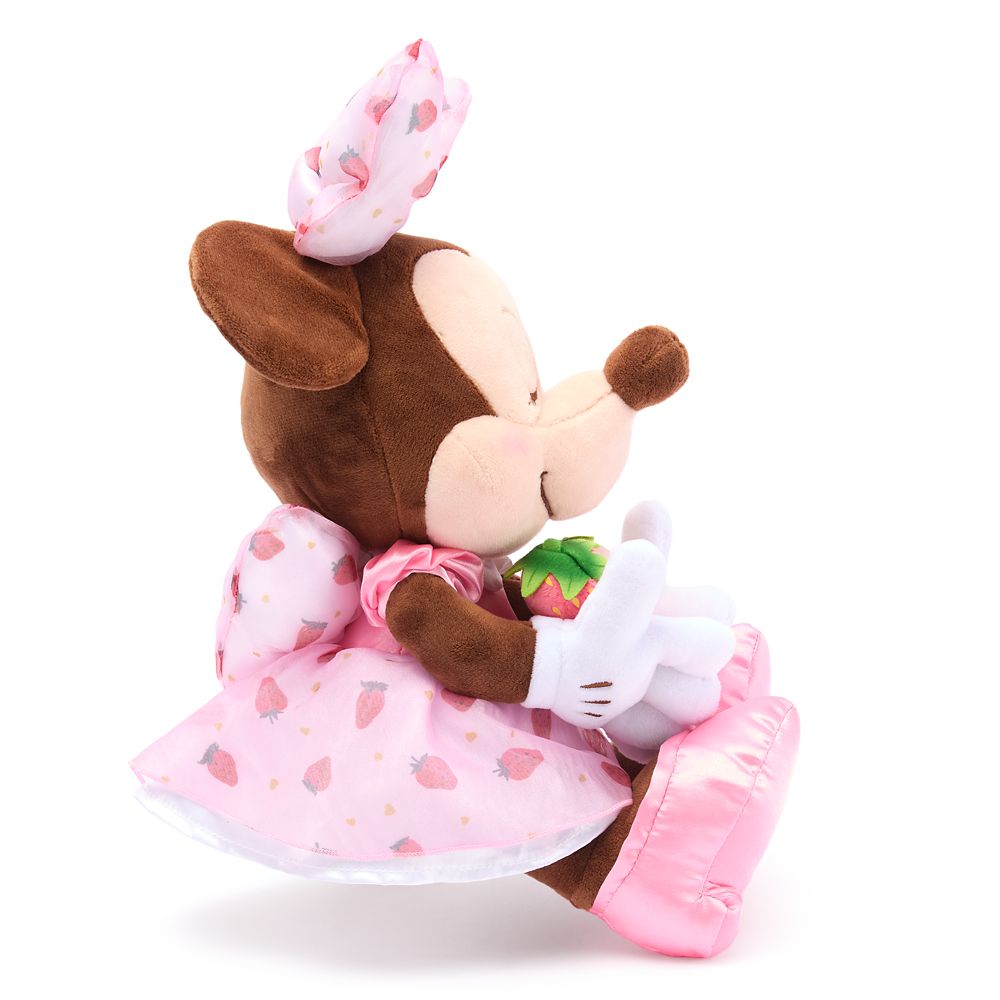 Minnie Mouse Strawberry Plush &ndash; 10'' &ndash; Disney Store Japan