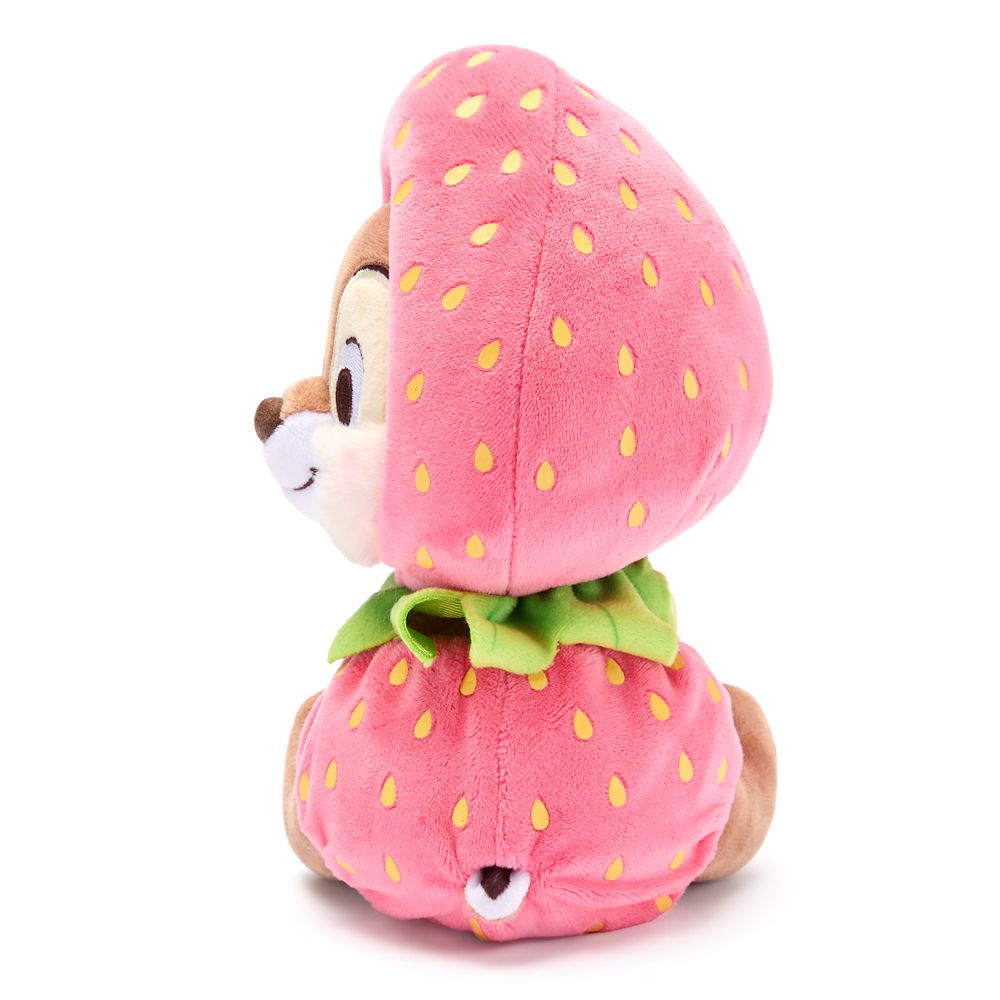 Chip Strawberry Plush &ndash; 7'' &ndash; Disney Store Japan