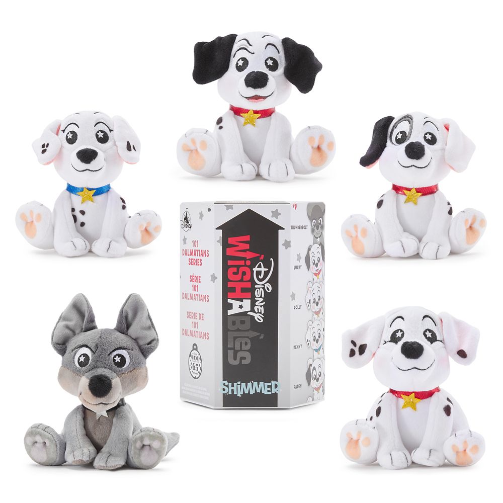 Disney Wishables Shimmer Mystery Plush Blind Pack &ndash; 101 Dalmatians &ndash; 4'' &ndash; Limited Release