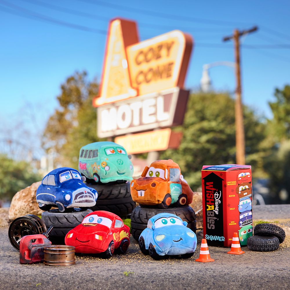Disney Wishables Shimmer Mystery Plush &ndash; Cars &ndash; Micro
