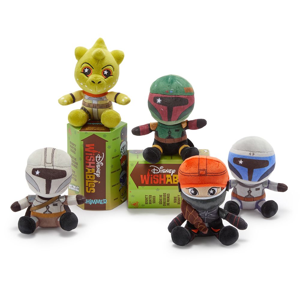 Disney Wishables Shimmer Mystery Plush &ndash; Bounty Hunter &ndash; Star Wars Day: May the 4th Be With You 2026 &ndash; Micro