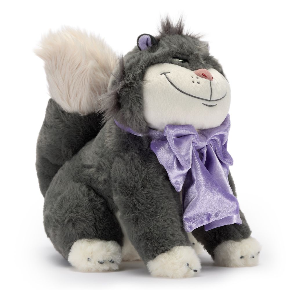 Lucifer Plush with Bow &ndash; Cinderella &ndash; 12 1/4'' &ndash; Disney Store Japan