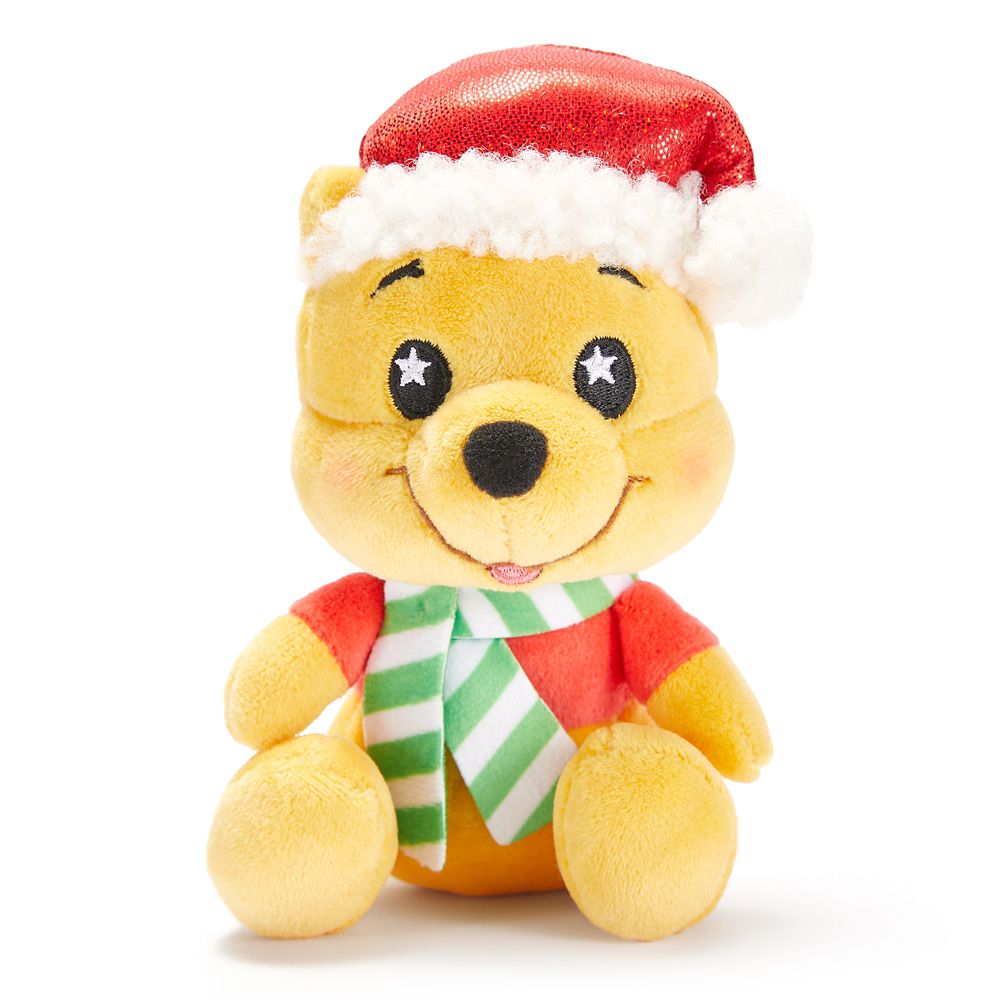 Disney Wishables Shimmer Mystery Plush &ndash; Winnie the Pooh Holiday &ndash; 5'' &ndash; Limited Release