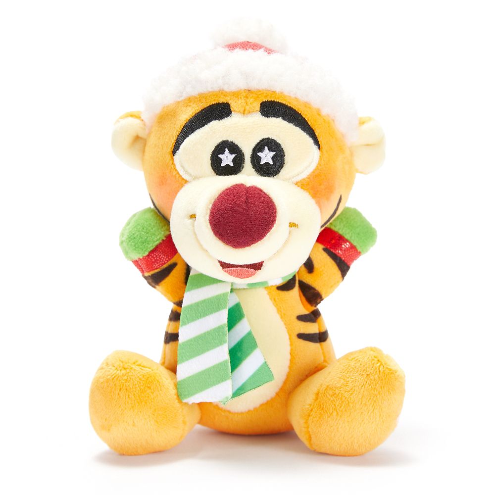 Disney Wishables Shimmer Mystery Plush &ndash; Winnie the Pooh Holiday &ndash; 5'' &ndash; Limited Release