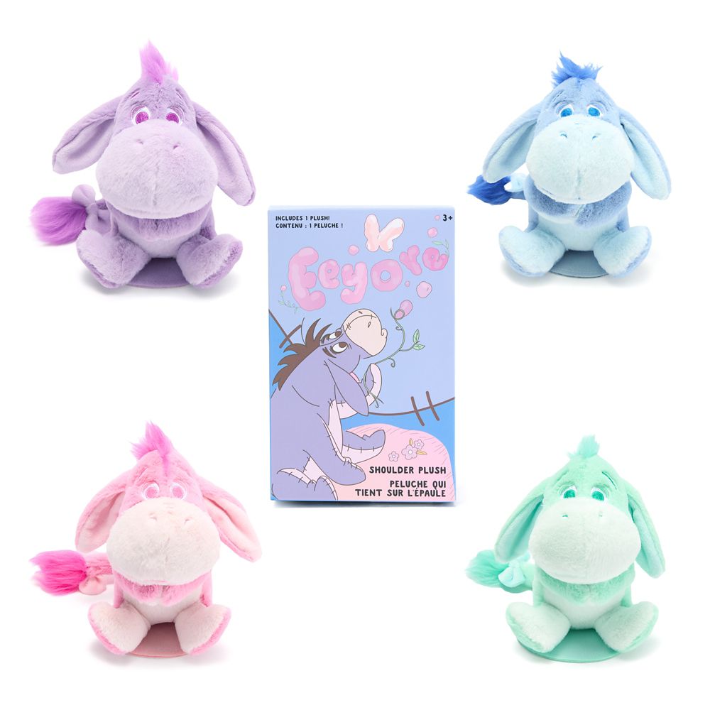 Eeyore Magnetic Shoulder Plush Mystery Figure &ndash; Winnie the Pooh &ndash;&nbsp;Mini &ndash; Shanghai Disney Resort
