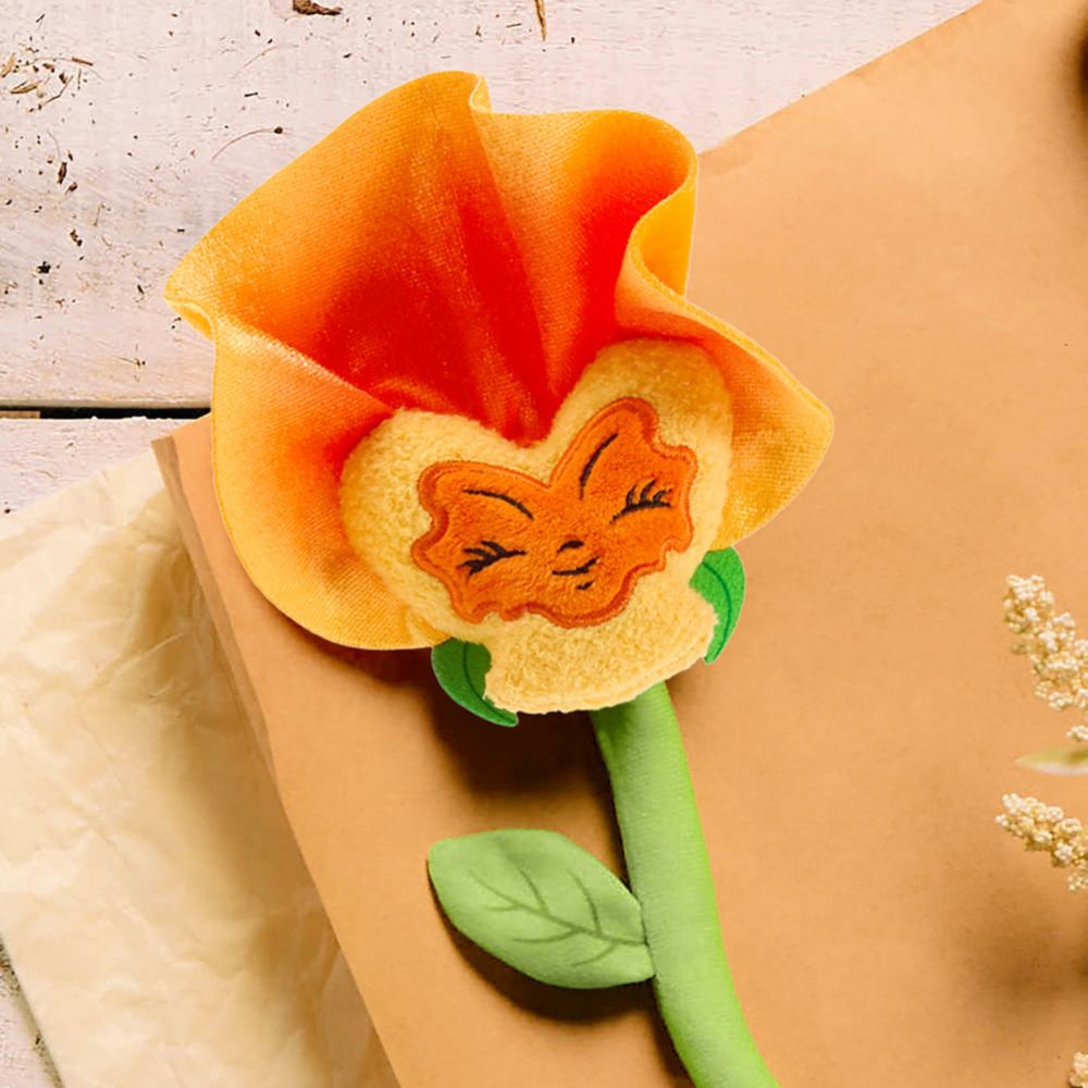 Orange Pansy Plush Flower &ndash; Alice in Wonderland &ndash; Blooms by Disney &ndash; 14'' &ndash; D23: The Ultimate Disney Fan Event