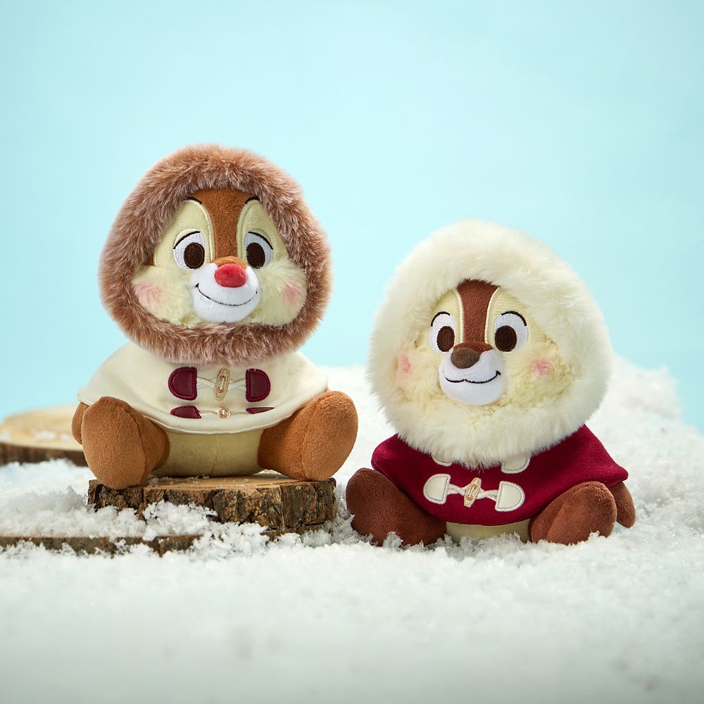 Chip Duffle Plush &ndash; 6 3/4'' &ndash; Disney Store Japan