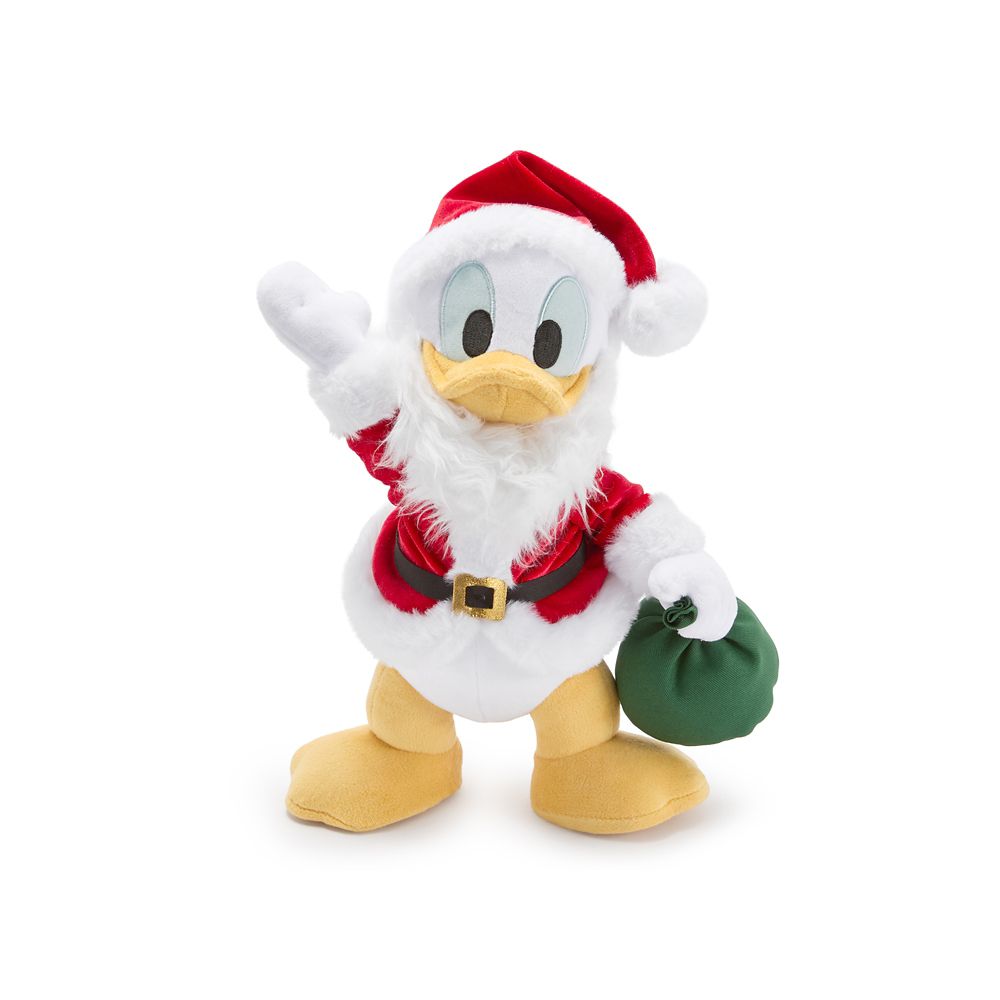 Santa Donald Duck Plush &ndash; 13''