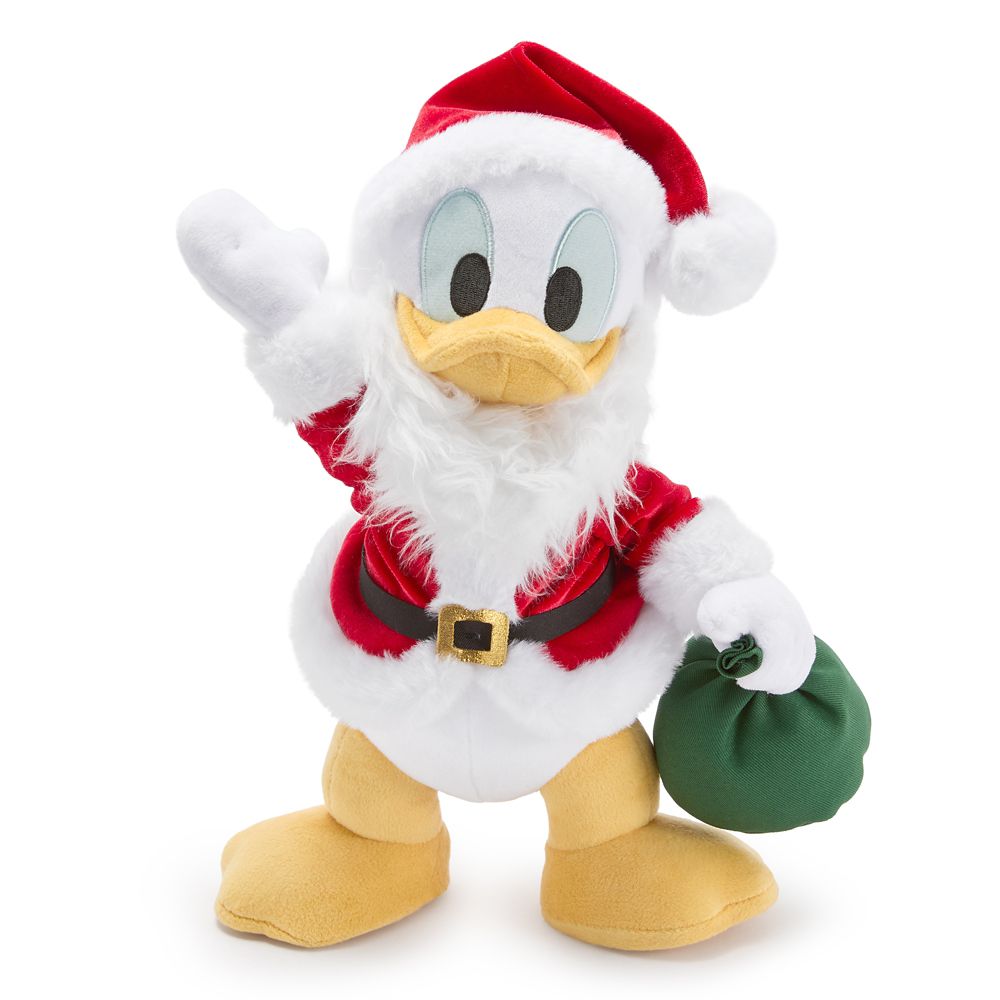 Santa Donald Duck Plush &ndash; 13''