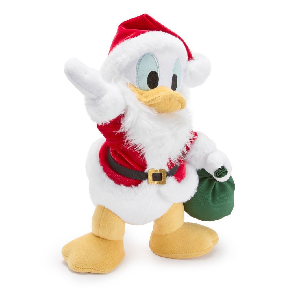 Santa Donald Duck Plush &ndash; 13''
