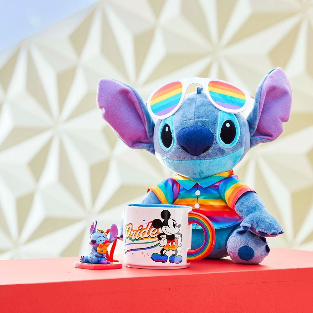Stitch Plush &ndash; Disney Pride Collection &ndash; Medium 12 1/2''