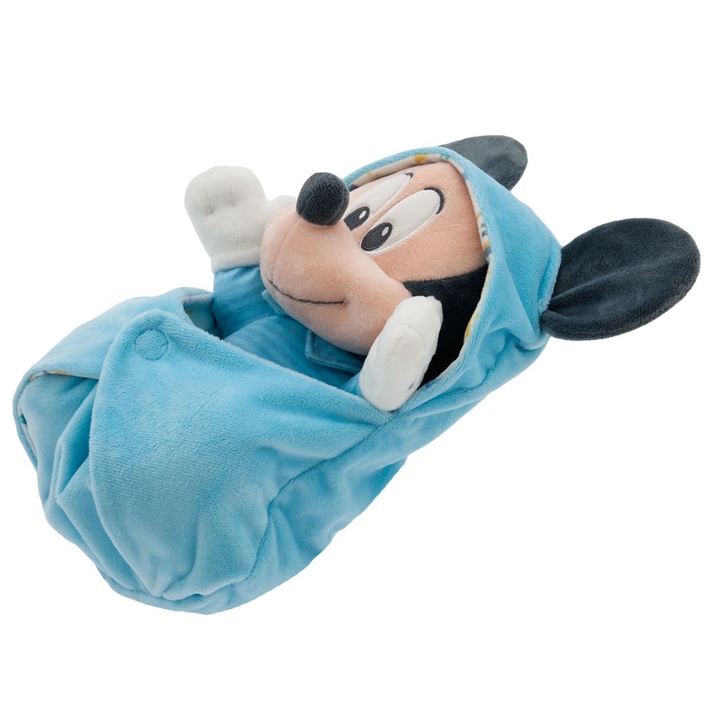 Mickey Mouse Plush in Swaddle &ndash; Disney Babies &ndash; Small 11 1/2''