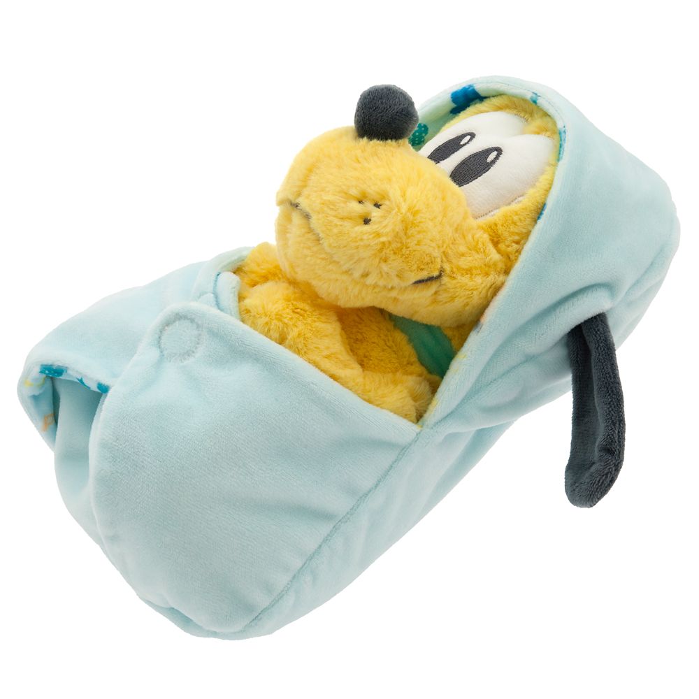 Pluto Plush in Swaddle &ndash; Disney Babies &ndash; Small 10''