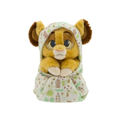 Детские мягкие игрушки Disney Simba Plush in Swaddle – The Lion King – Disney Babies – Small 10''