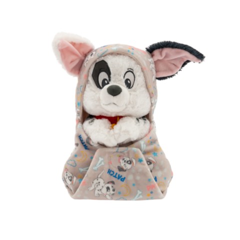 Детские мягкие игрушки Disney Patch Plush in Swaddle – 101 Dalmatians – Disney Babies – Small 10''
