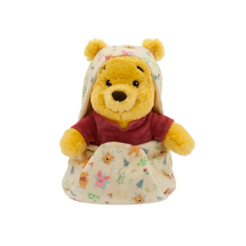 Детские мягкие игрушки Disney Winnie the Pooh Plush in Swaddle – Disney Babies – Small 10''